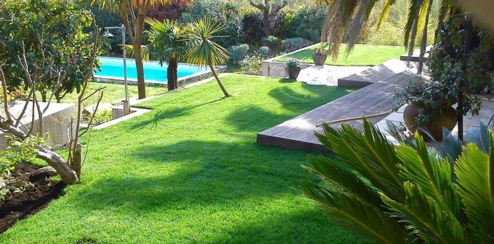 Pose de gazon à Cogolin